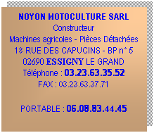 Zone de Texte: Chariot 1 essieu pour coupe de 4.20m cric
2 supports

 

